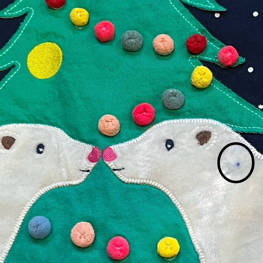 Mini Boden Polar Bears Christmas Tree Dress Sample - Picture 7 of 13